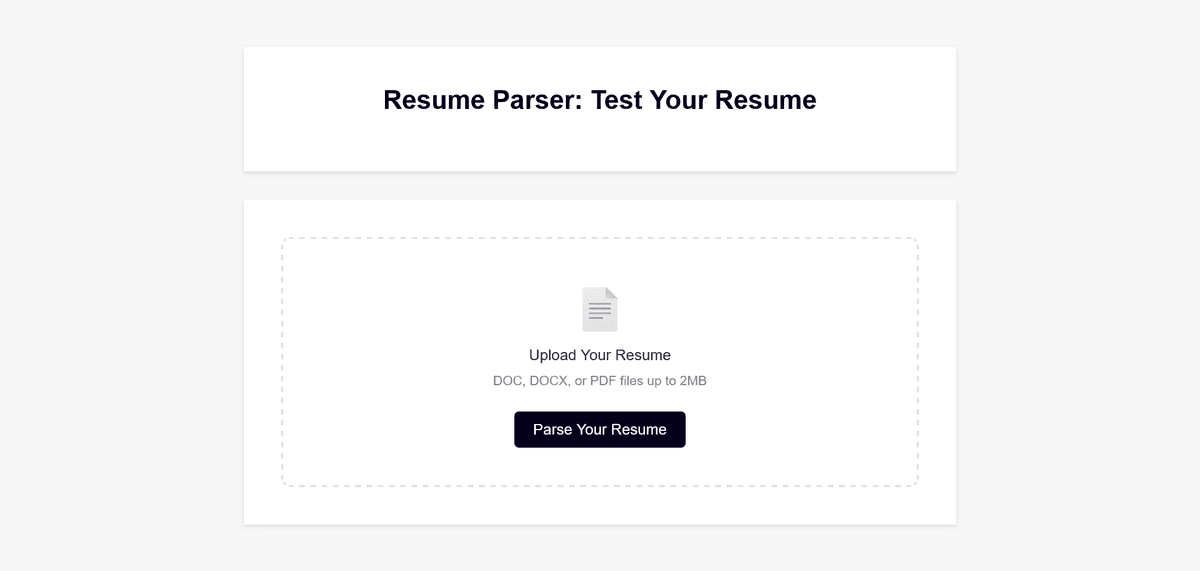 Resume parser built with Django and Ollama is designed to extract and analyze key information from resumes.